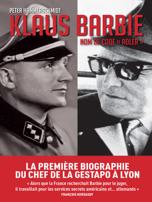 cover image of Klaus Barbie, nom de code Adler
